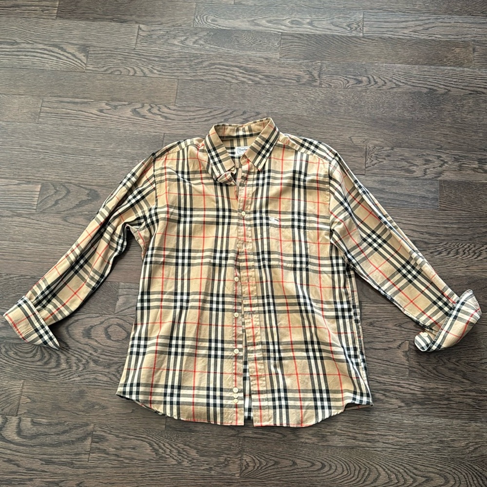 Men’s Burberry Button Down Shirt